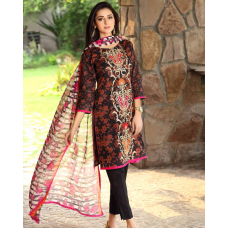 Black Charizma Pakistani Embroidered Readymade Suit Black Charizma Pakistani Embroidered Readymade Suit