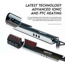 MEN WOMEN HAIR BRUSH STRAIGHTER HEATED COMB 