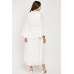 White Flared Sleeves Long Maxi Dress