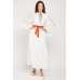White Flared Sleeves Long Maxi Dress