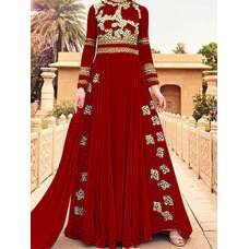 MAROON WEDDING WEAR LEHENGA GOWN MANUFACTURED BY ASIAN COUTURE