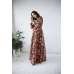 MAROON HEAVY EMBROIDERED FLOOR LENGTH READY MADE GOWN