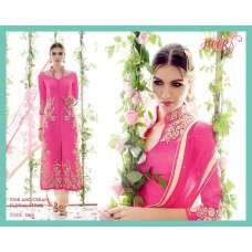 Hot Pink Embroidered Indian Punjabi Suit Hot Pink Embroidered Indian Punjabi Suit