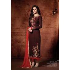 DARK MAROON 102 MUGDHA DESIGNER STRAIGHT SALWAR KAMEEZ DARK MAROON 102 MUGDHA DESIGNER STRAIGHT SALWAR KAMEEZ
