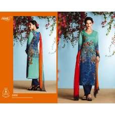 Blue Printed Designer Salwar Suit