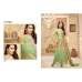Green Beige Net Embroidered Wedding Wear Anarkali Suit