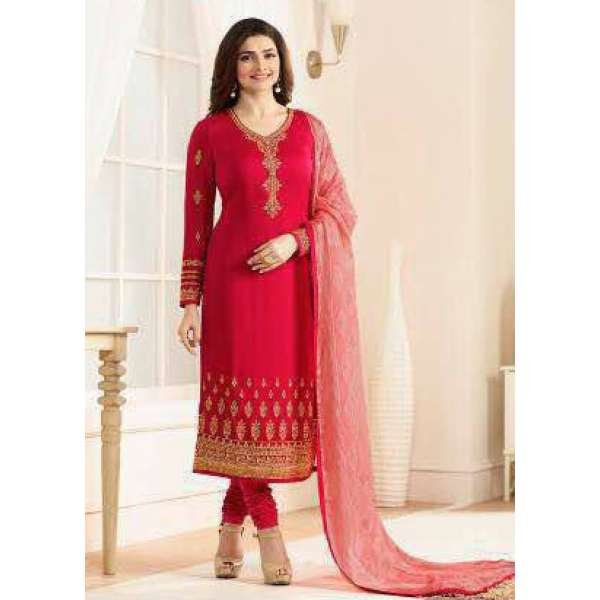 Red Indian Suit Designer Party Wear Dress