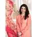 KS-5376 PEACH KASEESH SILKINA FRENCH CREPE PARTY WEAR SUIT