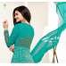 Turquoise Anarkali Salwar Suit Indian Long Frock