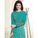 Turquoise Anarkali Salwar Suit Indian Long Frock