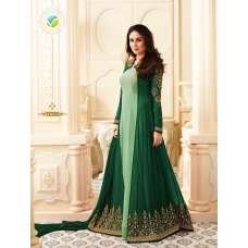 Green Pakistani Designer Wedding Dress Anarkali Gown