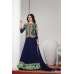 K3931 NAVY BLUE KASEESH PRACHI DESIGNER ANARKALI SUIT
