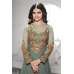 K3937 GREY KASEESH PRACHI-19 DESIGNER ANARKALI SUIT