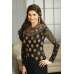 K4113 BLACK KASEESH PRACHI-21 JACKET STYLE SALWAR KAMEEZ SUIT 