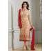 K4291 PEACH KASEESH PRACHI-22 STRAIGHT SALWAR KAMEEZ SUIT 
