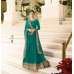 Green Floor Length Anarkali Gown Fancy Wedding Dress