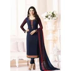 NAVY BLUE KASEESH PARTY WEAR SUIT