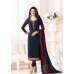 NAVY BLUE KASEESH PARTY WEAR SUIT