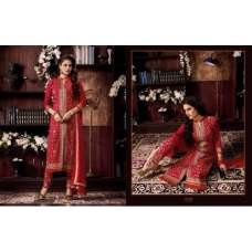 Red Cotton Salwar Kameez Indian Party Wear Red Cotton Salwar Kameez Indian Party Wear