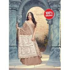 Brown Pakistani Wedding Gown Indian Party Style Dress Brown Pakistani Wedding Gown Indian Party Style Dress