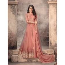 Pakistani Gown Peach Designer Anarkali Dress