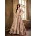 STUNNING NEW BEIGE HEAVY EMBELLISHED INDIAN WEDDING GOWN