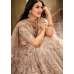 STUNNING NEW BEIGE HEAVY EMBELLISHED INDIAN WEDDING GOWN