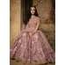 Rose Pink Indian Ethnic Wedding Anarkali Gown