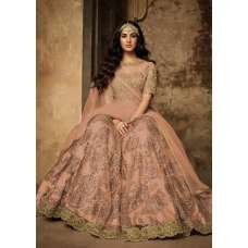 Peach Indian Designer Wedding Wear