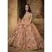 Peach Indian Designer Wedding Wear