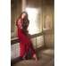 Red Fancy Party Suit Indian Elegant Dress 