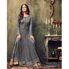 ZAC4707-D GREY INDIAN HEAVY EMBROIDERED WEDDING WEAR DRESS (3 weeks delivery) ZAC4707-D GREY INDIAN HEAVY EMBROIDERED WEDDING WEAR DRESS (3 weeks delivery)