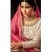CREAM AND PINK INDIAN WEDDING GHARARA AND LEHENGA STYLE DRESS