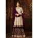 WHITE AND PLUM INDIAN WEDDING GHARARA AND LEHENGA STYLE DRESS
