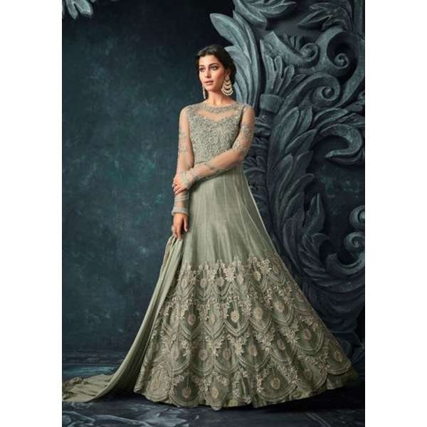 GREEN ASIAN & INDIAN WEDDING GOWN