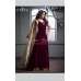 Maroon Cream Maisha Silky Jacket Dress Party Suit Maroon Cream Maisha Silky Jacket Dress Party Suit