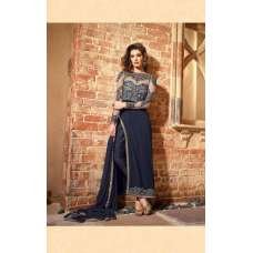 MN2702 SNORKEL BLUE MAISHA NEERJA GEORGETTE SUIT