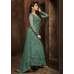 GREEN HEAVY EMBELLISHED INDIAN DESIGNER EVENING TRAIL GOWN GREEN HEAVY EMBELLISHED INDIAN DESIGNER EVENING TRAIL GOWN