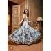 ZMS-3603 BLUE AND GOLD MAISHA MASKEEN SEEP WEDDING WEAR ANARKALI SUIT