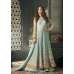 Sky Blue Indian Party Wear Asian Anarkali Wedding Bridal Dress