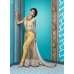 Yellow Net Indian Sequin Party Dress