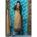Black & Beige Pakistani Designer Suit Jacket Style Salwar Kameez