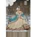 M24002 BEIGE AND SKY BLUE MOHINI HEAVEY EMBROIDERED ANARKALI DRESS