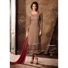 BROWN MOHINI GLAMOUR VOL 34 SEMI STITCHED DESIGNER SALWAR SUIT