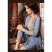 FADED DENIM BLUE MOHINI GLAMOUR VOL 34 SEMI STITCHED DESIGNER SALWAR SUIT