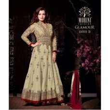 Gold Mohini Evening Wear Anarkali Gown