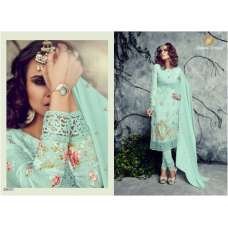 Mint Green Embroidered Pakistani Style Salwar Suit