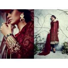 SJ4009 MAROON SAJAWAT GEORGETTE SALWAR KAMEEZ