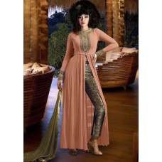 Peach Georgette Indian Designer Suit