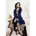 Navy Blue Festive Pakistani Designer Shalwar Kameez Navy Blue Festive Pakistani Designer Shalwar Kameez